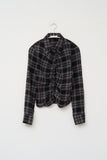 (W) Calm Checked Shirt