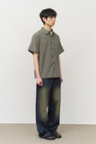 Rp Pigment Striped Half Shirt