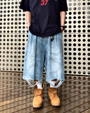 Military Vintage Camo Bermuda Denim