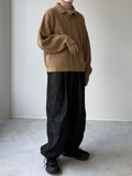 Collar Button Over Knit