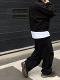 Cozy Hip-Hop Brushed Sweatpants