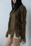 Bohemian Damaged Slit Knit