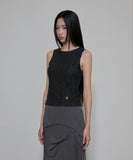 Crinkled Sleeveless