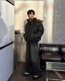 Kid Leather Raccoon Padding