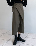Twist Wrap Long Skirt