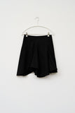 (W) Piece Unbalance Skirt