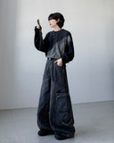 Quiet Black Curved Denim