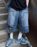 Dirty Crush Bermuda Banding Denim