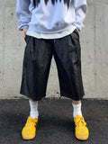 Glossy Nylon Bermuda Pants