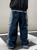 Side Washed Multi Cargo Denim
