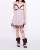 Sharala Slip Lace Bustier One Piece