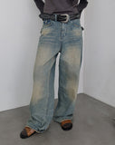 Back Pocket Washing Denim