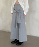 Tie Training Banding Long Skirt