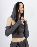 X Hood Bra Top Set