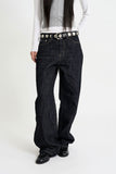 Big round studded belt