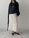 Bao Lace H-line Long Skirt