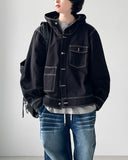 Bell Stitch Work Hood Jacket