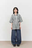 (W) Indigo Low-rise Denim