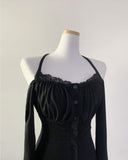 Brissen lace off-shoulder top