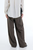 Rowing banding slacks trousers