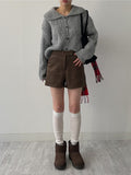 Granma Collar Knit Cardigan