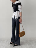 Port Off-Shoulder T-Shirt