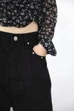 Halim studded black denim