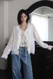 Pony Flower Frill Blouse