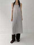 Collin Slit Layered Long One Piece