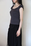 Cotton Frill Wing T-Shirt