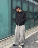 Bless Rivet Hooded Zip-Up