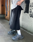 Side Cut Bermuda Banding Denim