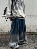 Two-tone Taping Incision Denim