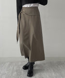 Scarf Strap Long Skirt