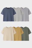 Debon Cropped Striped Top