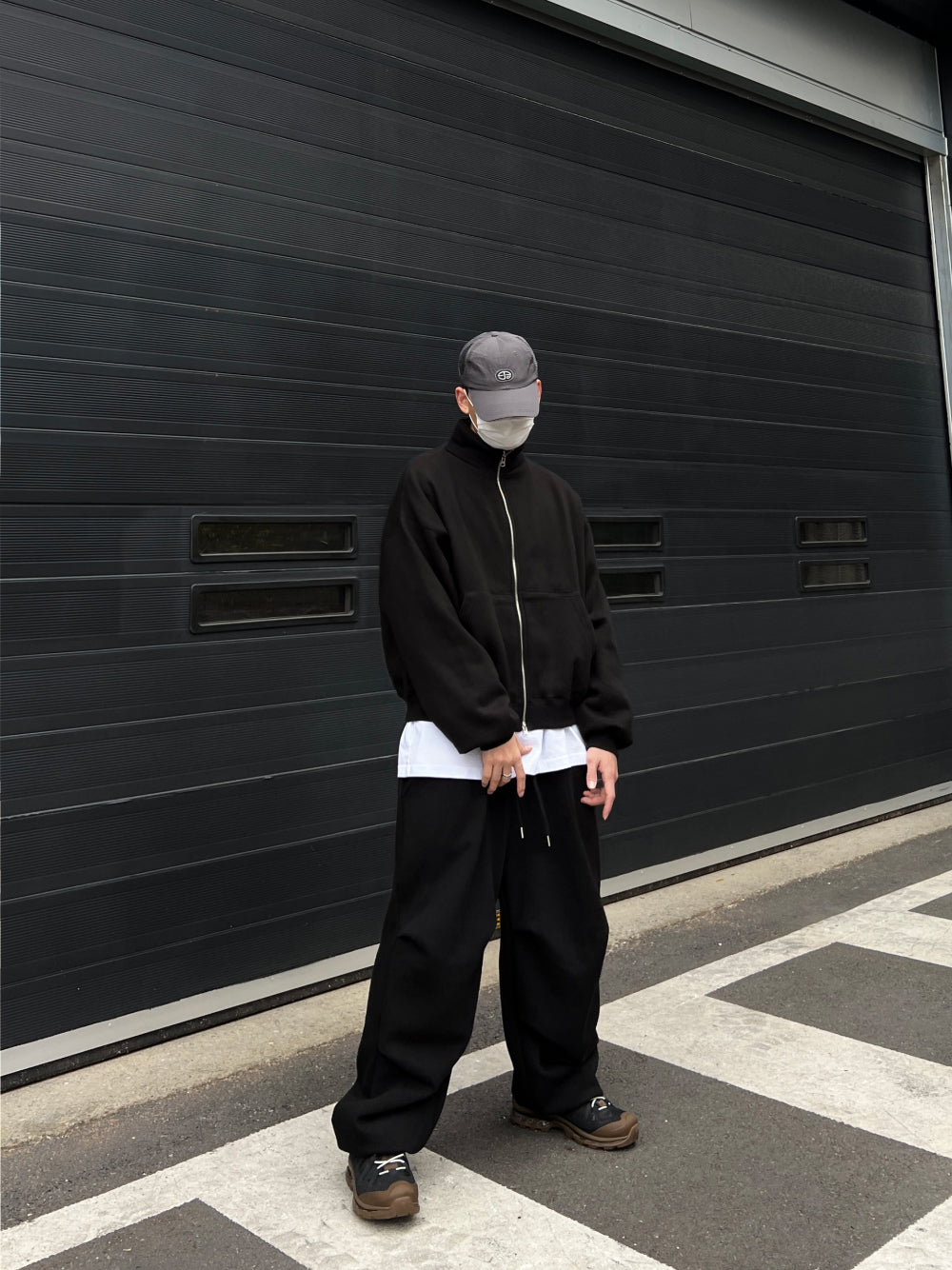 KOOLOSET (クロゼット) - コージーヒップホップ裏起毛ジップ