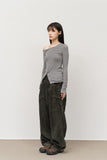 (W) Glee Button Top