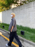 Wearable String Cotton Half Shirt