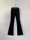 Pani Low-Rise Black Bootcut Pants