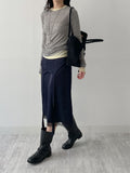 Tencel Slim See-through T-shirt