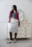 Eyelet one-piece skirt