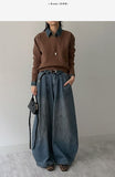 Pomi V-neck Crop Knit