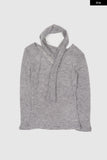 Leah V-neck strap wool knit