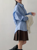 Pony Layered Overfit Long Shirt