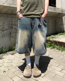 Rocker Vintage Washing Bermuda Denim