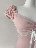 Hacken Ribbon Lace Top
