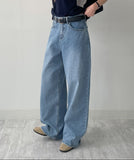132 High-Waist Wide Denim Pants