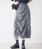 Celine shirring long skirt