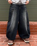 Cat Brush Washing Balloon Denim