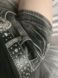Marilyn y2k dark blue denim shorts
